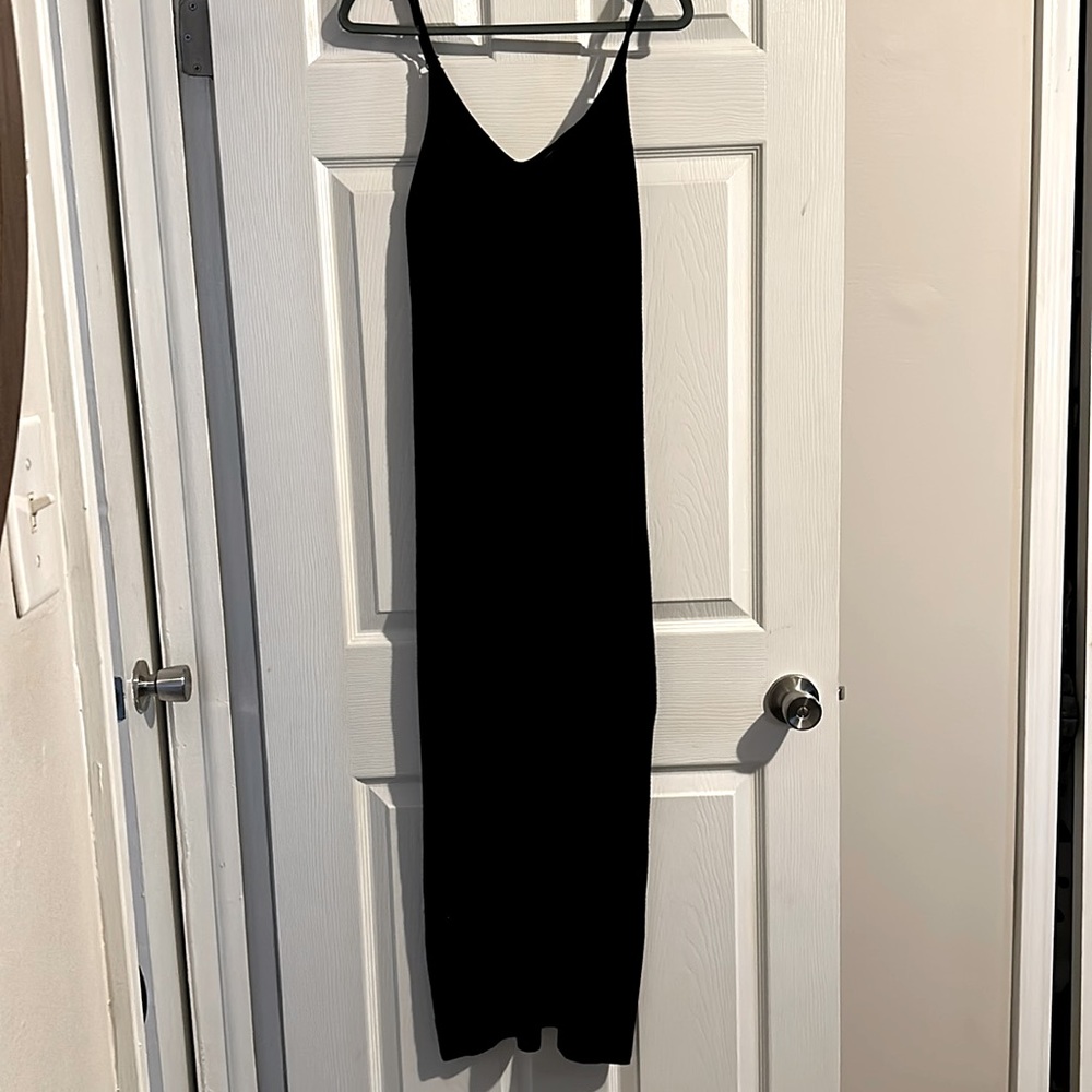 Long Black Sweater Dress